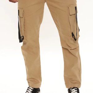 FASHION NOVA MEN Chamber Cargo Pants, Size L, NwT